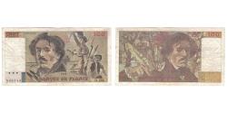 World Coins - France, 100 Francs, Delacroix, 1991, D.186, F(12-15), Fayette:69.bis.3.b2