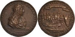 World Coins - France, Medal, Louis XIV, Le Canal du Languedoc, History, 1667, Fonte Ancienne