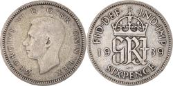 World Coins - Coin, Great Britain, George V, 6 Pence, 1939, , Silver, KM:832