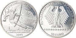 World Coins - GERMANY - FEDERAL REPUBLIC, 10 Euro, FIS-Alpine Ski, 2011, Stuttgart, BE