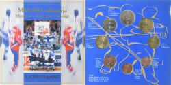 World Coins - Finland, Set 1 cts. - 2 Euro, IIHF Hockey World Championship, 2003, FDC