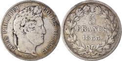 World Coins - France, 5 Francs, Louis-Philippe, 1833, La Rochelle, Silver,