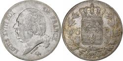 World Coins - France, Louis XVIII, 5 Francs, 1824, Lille, Silver, , Gadoury:614