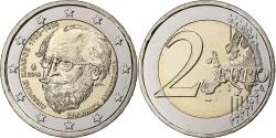 World Coins - Greece, 2 Euro, Andreas Kalvos, 2019, Athens, Bi-Metallic,