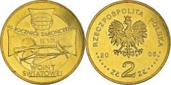 World Coins - Coin, Poland, 2 Zlote, 2005, Warsaw, , Brass, KM:558