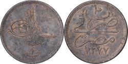 World Coins - Egypt, Abdul Aziz, 40 Para, AH 1277//10 (1870), Bronze, , KM:248