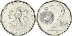 World Coins - Coin, Czech Republic, 2 Koruny, 2002, , Nickel plated steel, KM:9