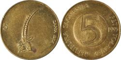 World Coins - Coin, Slovenia, 5 Tolarjev, 1995