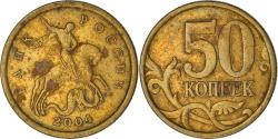 World Coins - Coin, Russia, 50 Kopeks, 2004, Saint-Petersburg, , Brass, KM:603
