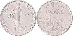 World Coins - Coin, France, 1/2 Franc, 1967