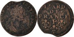 World Coins - Coin, France, Louis XIV, Liard de France au buste âgé, troisième type, Liard