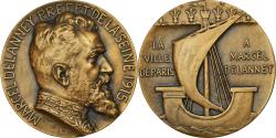 World Coins - France, Medal, Marcel Delanney, Préfet de la Seine, Paris, Politics, Society