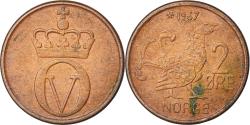 World Coins - Coin, Norway, 2 Öre, 1967