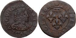 World Coins - Coin, Principality of Dombes, Gaston d'Orléans, Double Tournois, 1641