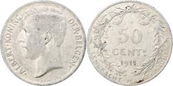 World Coins - Coin, Belgium, 50 Centimes, 1911, , Silver, KM:71