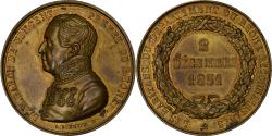 World Coins - France, Medal, Baron de Vincent, Préfet du Rhône, 1851, Copper,