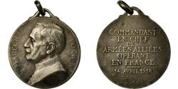 World Coins - France, Maréchal Foch, Commandant des Armées, Medal, 1918, Very Good Quality