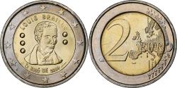 World Coins - Belgium, 2 Euro, Louis Braille, 2009, Brussels, , Bi-Metallic, KM:288