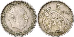 World Coins - Coin, Spain, 5 Pesetas, 1957-59