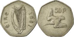 World Coins - Coin, IRELAND REPUBLIC, 50 Pence, 1981, , Copper-nickel, KM:24