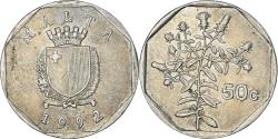 World Coins - Coin, Malta, 50 Cents, 1992