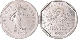 World Coins - Coin, France, Semeuse, 2 Francs, 1998, Paris, BU, , Nickel, KM:942.1