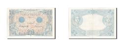 World Coins - France, 20 Francs, 20 F 1905-1913 ''Bleu'', 1906, KM:68a, 1906-08-22, AU(50-5...