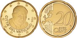 World Coins - VATICAN CITY, 20 Euro Cent, 2011, Rome, Proof, , Brass, KM:386