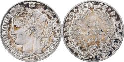 World Coins - France, 50 Centimes, Cérès, 1895, Paris, Silver, , Gadoury:419a, Le