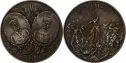 World Coins - France, Medal, Bataille de l'Yser, Silvered bronze, Allouard,
