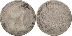 World Coins - Coin, France, Louis XV, 1/2 Écu aux branches d'olivier, 1/2 ECU, 44 Sols, 1728