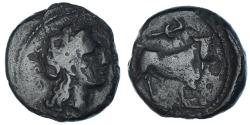 Ancient Coins - Coin, Campania, Æ, ca. 317-270 BC, Neapolis, , Bronze, SNG-Cop:494var