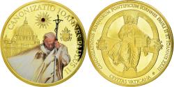 World Coins - Vatican, Medal, Canonisation de Jean Paul II, , Copper Gilt