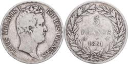 World Coins - Coin, France, Louis-Philippe, 5 Francs, 1831, La Rochelle, , Silver
