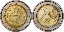World Coins - Italy, 2 Euro, 10 ans de l'Euro, 2012, Rome, , Bi-Metallic, KM:350
