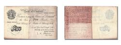 World Coins - Banknote, Great Britain, 5 Pounds, 1956, 1956-02-10, EF(40-45)