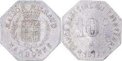 World Coins - Coin, France, Maison Milhaud, Narbonne, 10 Centimes, 1917, , Aluminium
