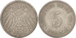 World Coins - Coin, GERMANY - EMPIRE, Wilhelm II, 5 Pfennig, 1894, Berlin,