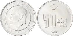 World Coins - Coin, Turkey, 50000 Lira, 50 Bin Lira, 2002, Istanbul,