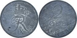 World Coins - Coin, Denmark, Frederik IX, 2 Öre, 1965, Copenhagen, , Zinc, KM:840.2