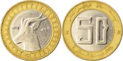 World Coins - Coin, Algeria, 50 Dinars, 1992, Algiers, , Bi-Metallic, KM:126
