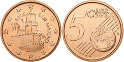 World Coins - San Marino, 5 Euro Cent, 2006, Rome, Copper Plated Steel, , KM:442