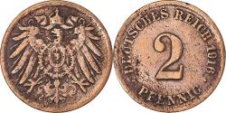 World Coins - Coin, Germany, 2 Pfennig, 1916