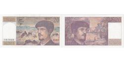 World Coins - France, 20 Francs, Debussy, 1983, D.011, AU(55-58)