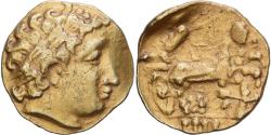 Ancient Coins - Uncertain (Armorica or East?), 1/4 Stater, 3rd century BC, Gold,