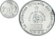 World Coins - France, Token, Football, Robert Pires, Attaquant, Sport, 1999, , Nickel