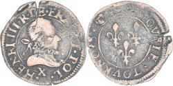 World Coins - Coin, France, Henri III, Double Tournois, Uncertain date, Amiens,