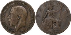 World Coins - United Kingdom, George V, Farthing, 1917, London, Bronze, , KM:808