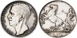 World Coins - Italy, Vittorio Emanuele III, 10 Lire, 1926, Rome, , Silver, KM:68.1