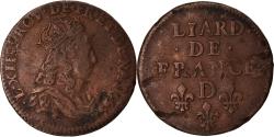 World Coins - Coin, France, Louis XIV, Liard de France au buste juvénile, deuxième type